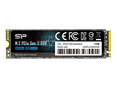 SILICON POWER SSD P34A60 1To M.2 PCIe Gen3 x4 NVMe 2200/1600 Mo/s