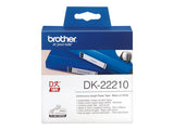 BROTHER Ruban continu Papier, Noir/Blanc