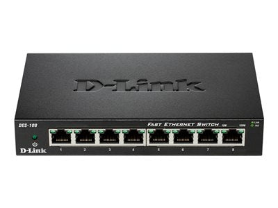 D-LINK 8-port 10/100Mbps Fast E