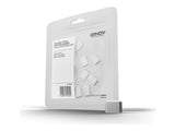 LINDY USB C Port Blockers 10 Pack White