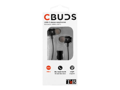 TNB C-BUDS - In ear digital Type C earphones - black