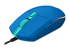 LOGITECH Gaming Mouse G203 LIGHTSYNC Mouse optical 6 buttons wired USB blue