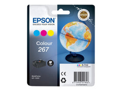 EPSON 2LB 267 ink cartridge cyan magenta and yellow standard capacity 200 pages 1-pack RF-AM blister w/s