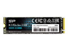 SILICON POWER SSD Ace A60 2To M.2 PCIe Gen3 x4 NVMe 2200/1600 Mb/s