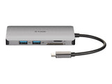 D-LINK USB-C 8-en-1 HDMI SD /microSD card reader and charging