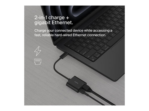 BELKIN USB-C Ethernet Adapter 100W PD