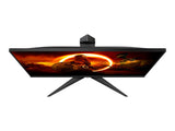 AOC Q24G2A/BK 23.8p Gaming Monitor IPS 2560x1440 1ms HDMI DP Black/Red