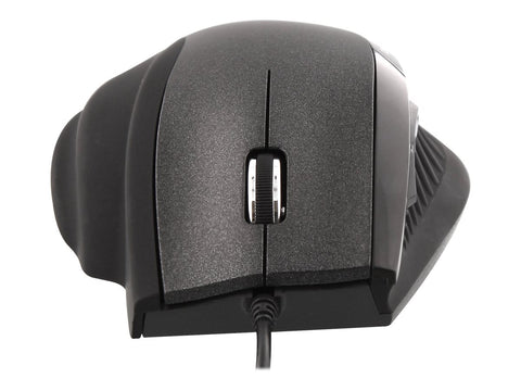 TNB ERGO Line Wired Ergonomic Mouse Black Optimized Design For Comfortable Use