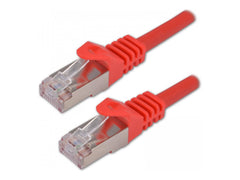 MCL RJ45 CAT7 S/FTP LSZH 0.15M Rouge