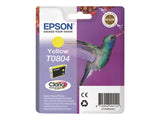 EPSON 3LB T0804 ink cartridge yellow standard capacity 7.4ml 520 pages 1-pack blister without alarm