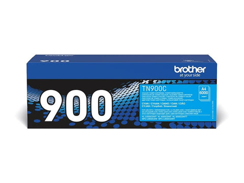 BROTHER TN-900C cartouche de toner cyan très haute capacité 6.000 pages pack de 1