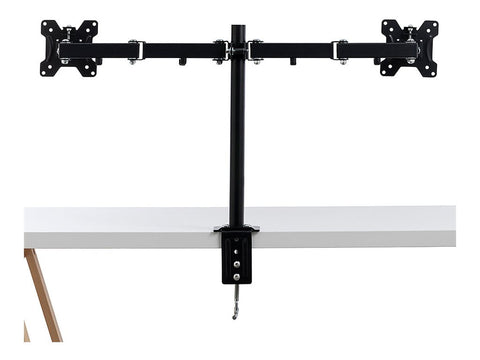 LINDY Dual Display Bracket w/ Pole & Desk Clamp