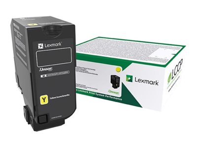 LEXMARK 10K Return Program Cartouche Jaune CS/CX727 CS728