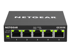 NETGEAR 5-port Gigabit Ethernet Smart Managed Plus Switch GS305E
