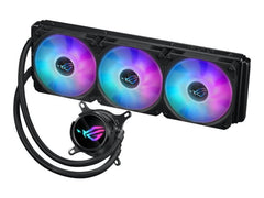 ASUS ROG Strix LC III 360 ARGB all-in-one CPU liquid cooler with 360 rotatable water block Premium ROG ARGB fans