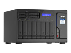 QNAP 12-Bay TurboNAS 8x3.5p HDD + 42.5p SSD SATA 6G Intel Xeon W-1250 6 cores 12 threads 3.3GHz 16Go DDR4 ECC RAM