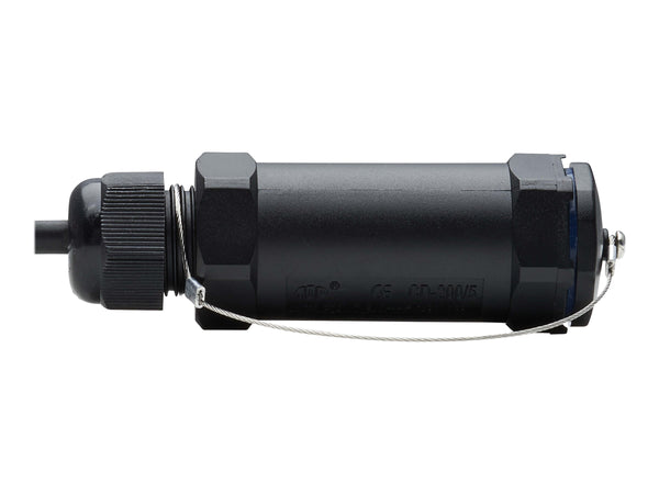 EATON High-Speed Armored HDMI Fiber Active Optical Cable AOC with Hooded Connectors 4K 60Hz HDR IP68 M/M Black 50m