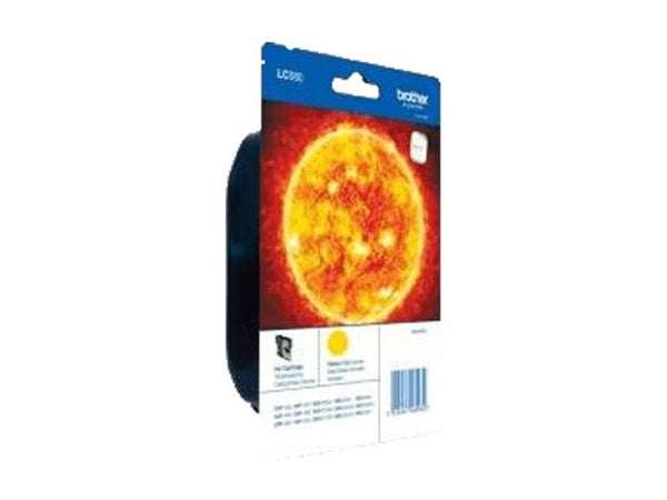 BROTHER LC-980 cartouche d encre jaune capacité standard 5.5ml 260 pages 1-pack blister sans alarme