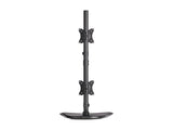 EATON TRIPPLITE Dual Vertical Flat-Screen Desk Stand/Clamp Mount 15inch to 27inch Flat-Screen Displays
