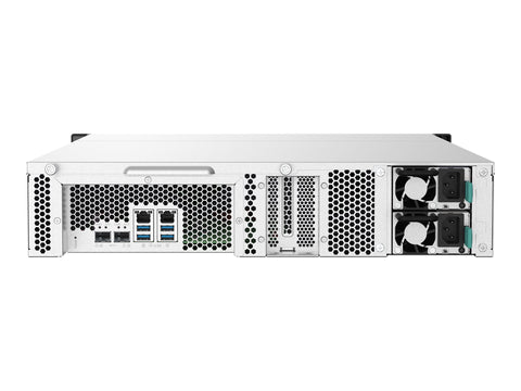 QNAP TS-1232PXU-RP-4G 12-Bay rackmount NAS AL324 4Go DDR4 UDIMM RAM SATA 6Gb/s 2x 10GbE SFP+ 2x 2.5GbE 1x PCIe Gen2 x2 slot 250W