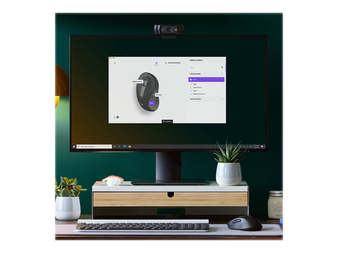 LOGITECH Signature M650 L LEFT Mouse large size left-handed optical 5 buttons wireless Bluetooth 2.4 GHz GRAPHITE