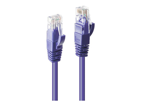 LINDY Cat.6 U/UTP Cable Purple 3m Colour Code ANSI/TIA 568C