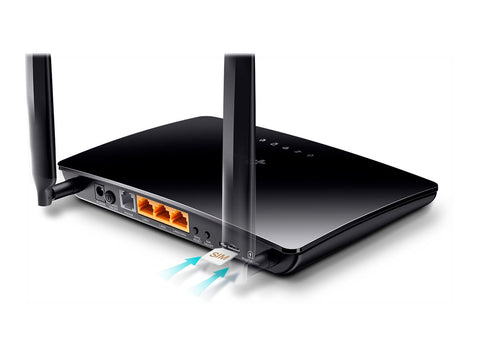 TP-LINK 300Mbps Wireless N 4G LTE Telephony Router 2xAntennas 2xFast Ethernet LAN Ports 1xFast Ethernet WAN/LAN Port