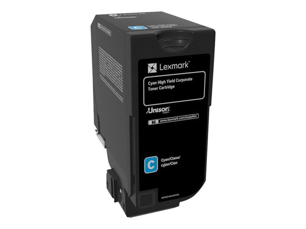 LEXMARK CS725 Cartouche de toner Corporate haute capacité Cyan 12K