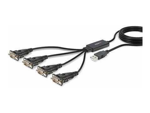 LINDY USB to 4 Port Serial Converter