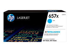 HP 657X original LaserJet Toner cartridge CF471X Cyan High Yield