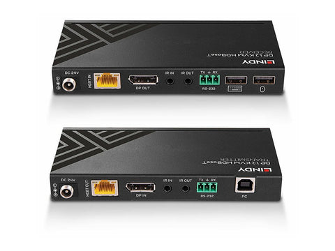 LINDY 150m Cat.6 DisplayPort 1.2 USB IR&RS-232 HDBaseT KVM Extender