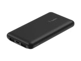 BELKIN Batterie externe 3 ports 10K avec câble USB-A vers USB-C noir