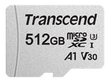 TRANSCEND 512Go microSD avec adaptateur