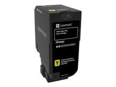 LEXMARK CS725 Cartouche de toner haute capacité Jaune 12K