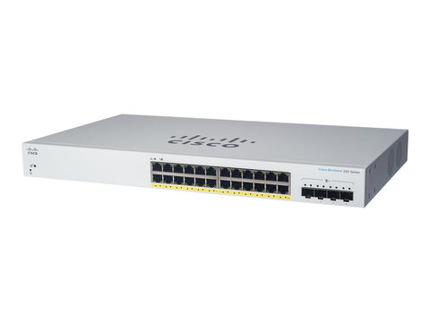 CISCO Business Switching CBS220 Smart 24-port Gigabit PoE 195W 4x1G SFP uplink