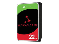 SEAGATE Ironwolf PRO Enterprise NAS HDD 22To 7200tpm 6Gb/s SATA 256Mo cache 8.9cm 3.5p 24x7 for NAS RAID Rackmount systems BLK