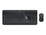 LOGITECH MK540 ADVANCED Wireless Keyboard and Mouse Combo Central Clavier Allemand (DE)