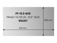 PORT DESIGNS PRIVACY FILTER 2D 19.5p 16/10 419x263
