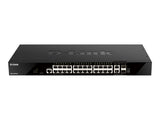 D-LINK DGS-1520-28/E 28-Port Smart Managed Gigabit Stack Switch 4x 10G