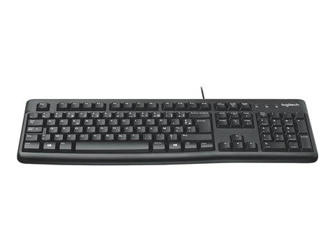 LOGITECH K120 Corded Keyboard black USB (FRA)