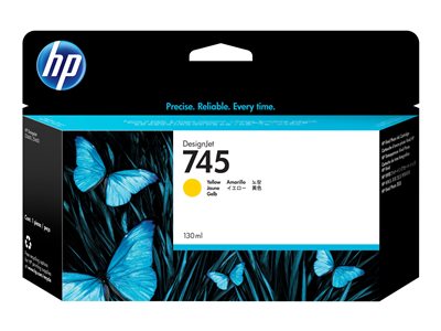 HP 745 Cartouche d encre jaune 130 ml
