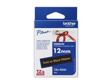 BROTHER P-Touch 12mm black/gold ribbon