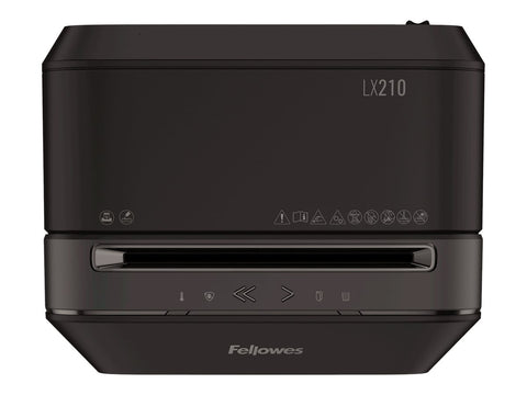 FELLOWES Powershred LX210 Black Shredder Mini Cut 230V EU/UK