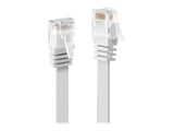 LINDY Cat.6 Flat Ribbon Patch Cable White 1m Without Shielding