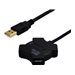 MCL USB 2.0 active/4 fem extension cable