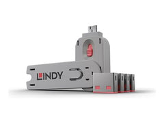LINDY Clé USB et 4 bloqueurs de ports