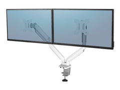 FELLOWES Bras Porte-Ecrans Double Blanc