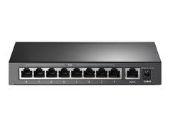 TP-LINK TL-SF1009P PoE+ Switch 8x 10/100Mbps PoE+ + 1x RJ45 10/100 Non-PoE 65W 802.3at/af Desktop Steel Case
