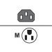 FUJITSU Cable secteur (F). 1.8m