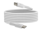 BELKIN BOOST CHARGE USB-C to USB-C Cable Braided 2m White